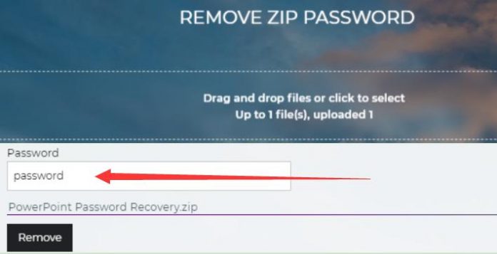 add password to zip