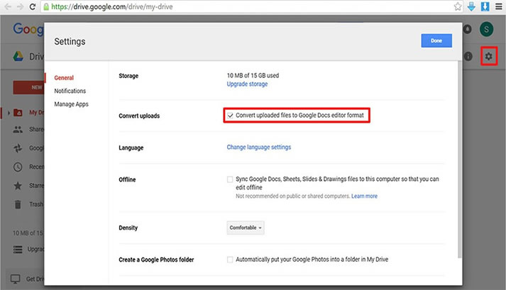 how to open google drive