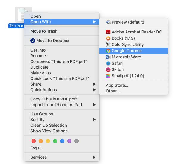 how to open pdf file on mac